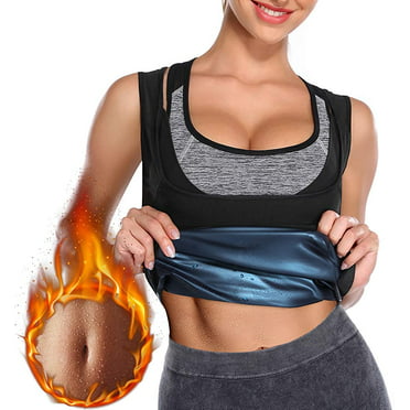 HIRDOU Women’s Slimming Workout Sauna Tank Top Shapewear for Weight Loss 